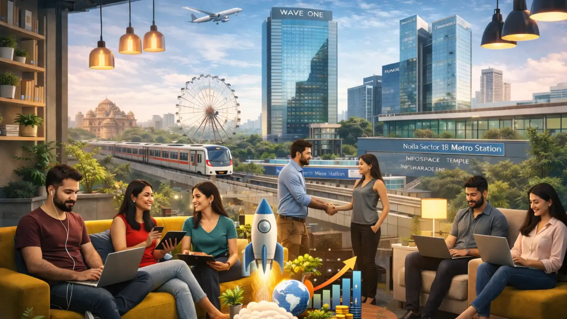 Managed Office Space in Noida Expressway | Premium Workspaces by Nukleus Office Solutions Limited